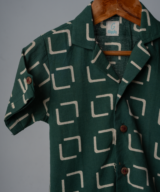 Sage Scribble Shirt