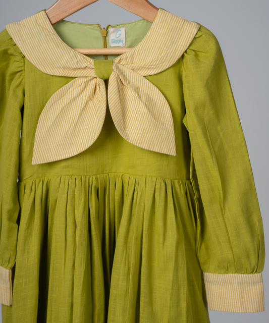 Butterfly Bloom Dress Light Green