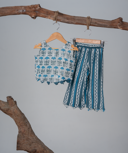 Indigo Doodle Coord Set