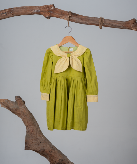 Butterfly Bloom Dress Light Green