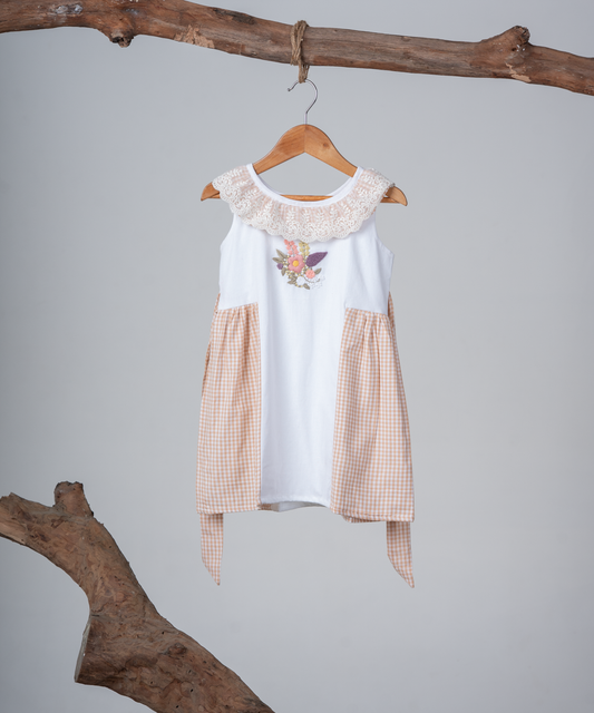 Buttercup Bloom Embroidered Dress
