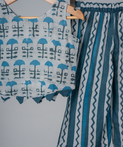 Indigo Doodle Coord Set