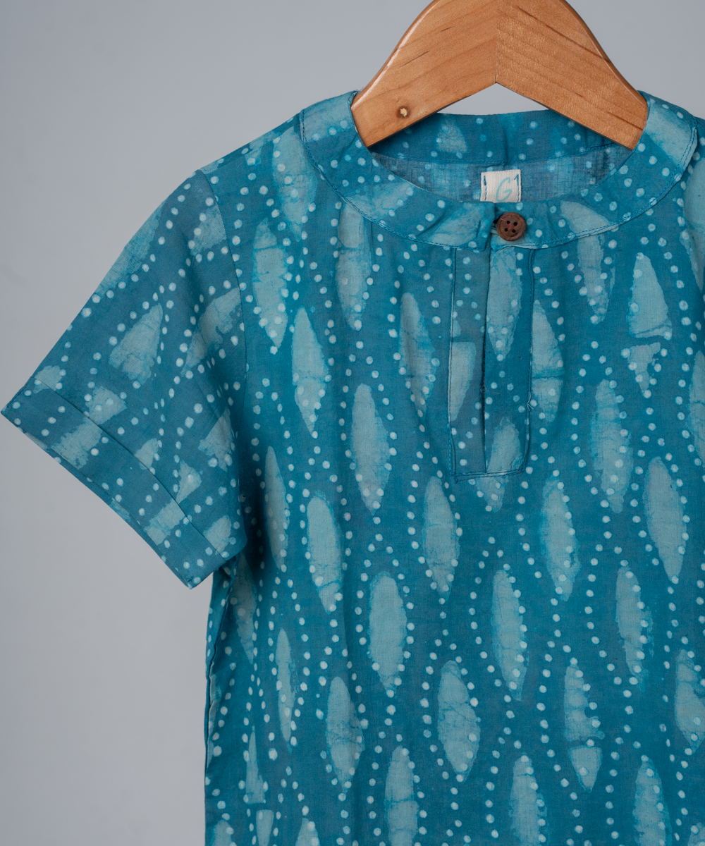 Sky Ripple Kurta