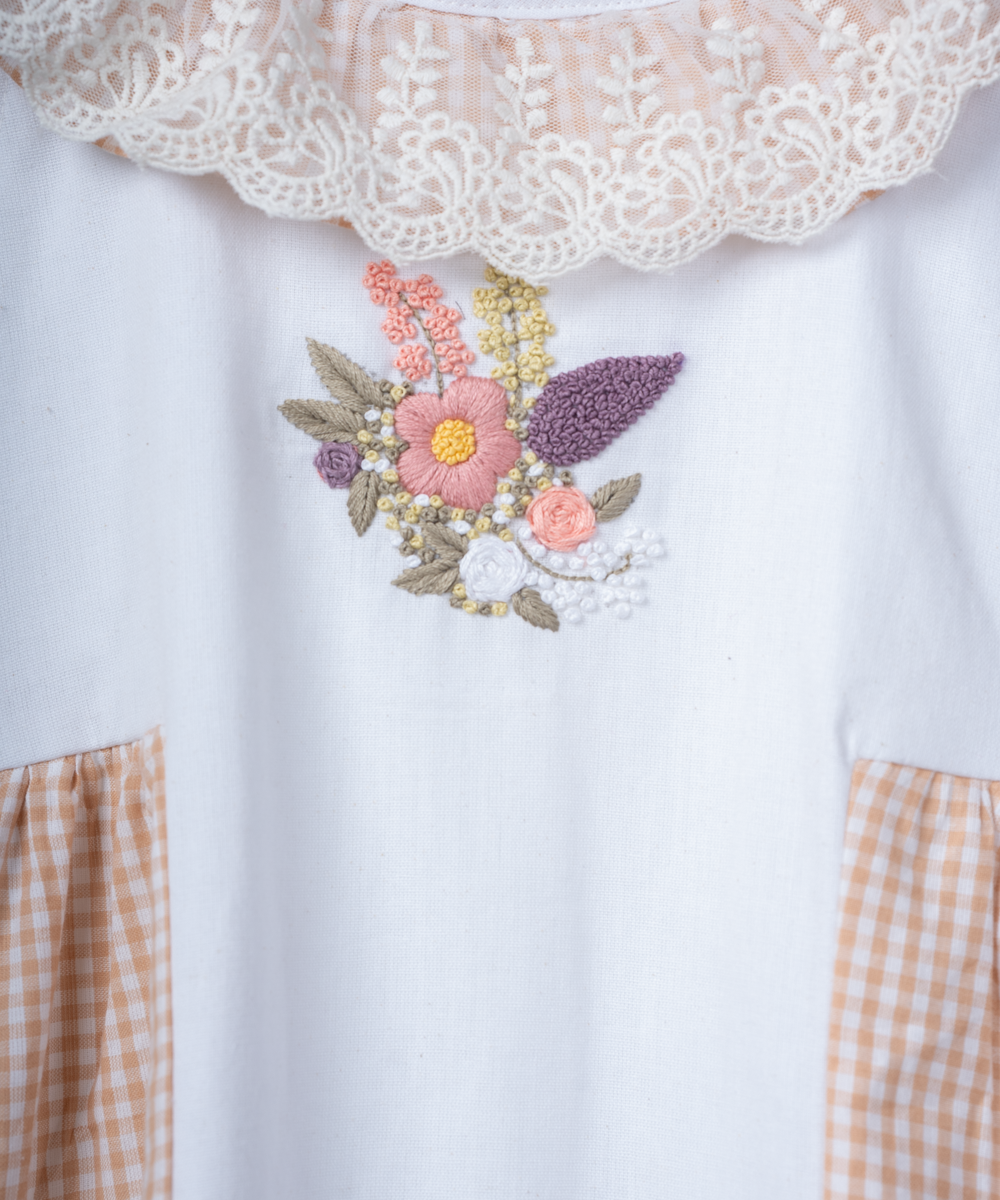 Buttercup Bloom Embroidered Dress