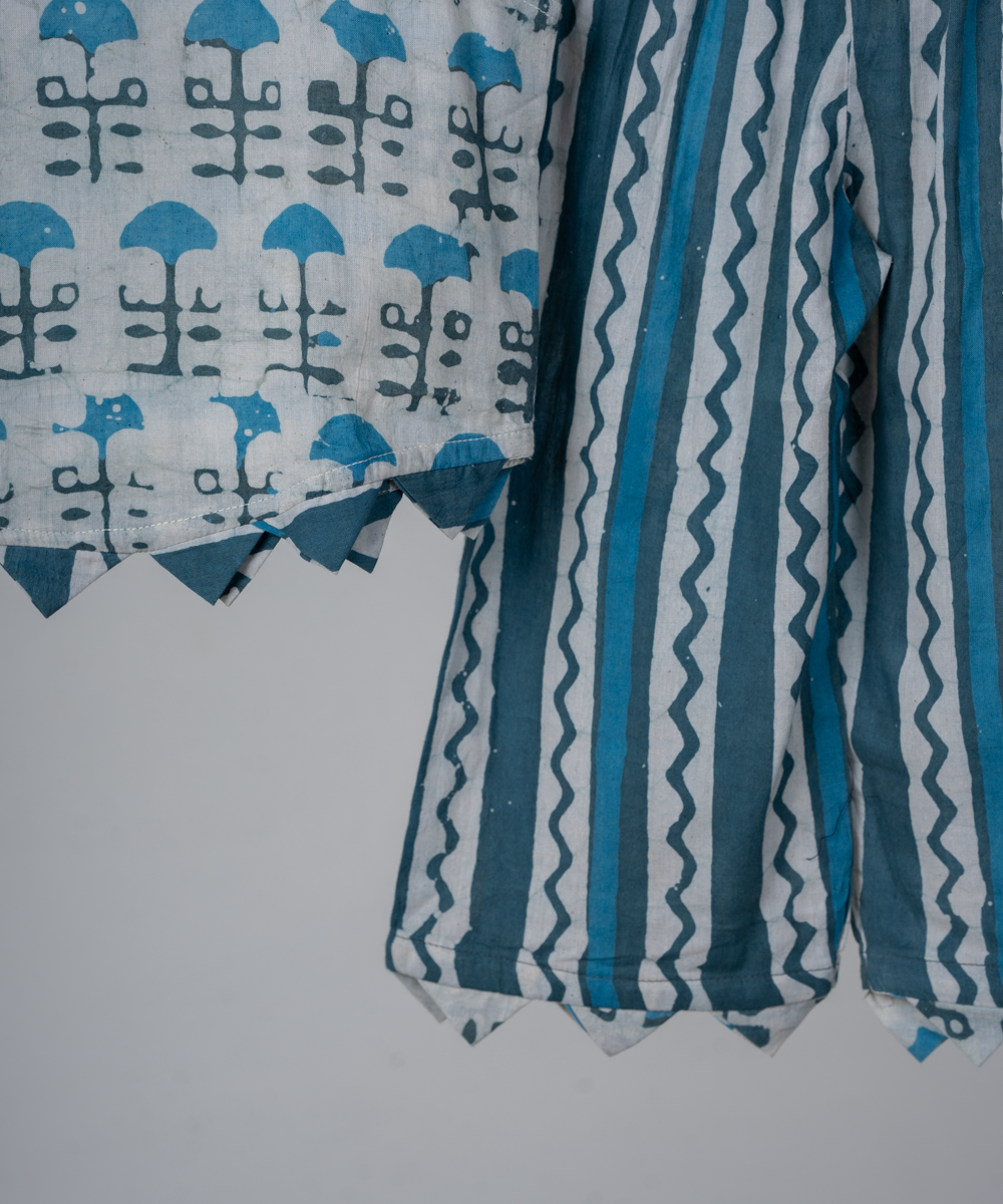 Indigo Doodle Coord Set